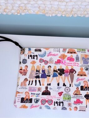 NWOTSource Unknown Wristlet Pouch with Multicolor Taylor Swift Era Tour Graphics
